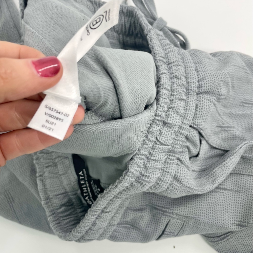 Athleta Farallon Printed Jogger Spliced Magic Metropolis Grey Women’s 4 Stretch - Picture 11 of 11